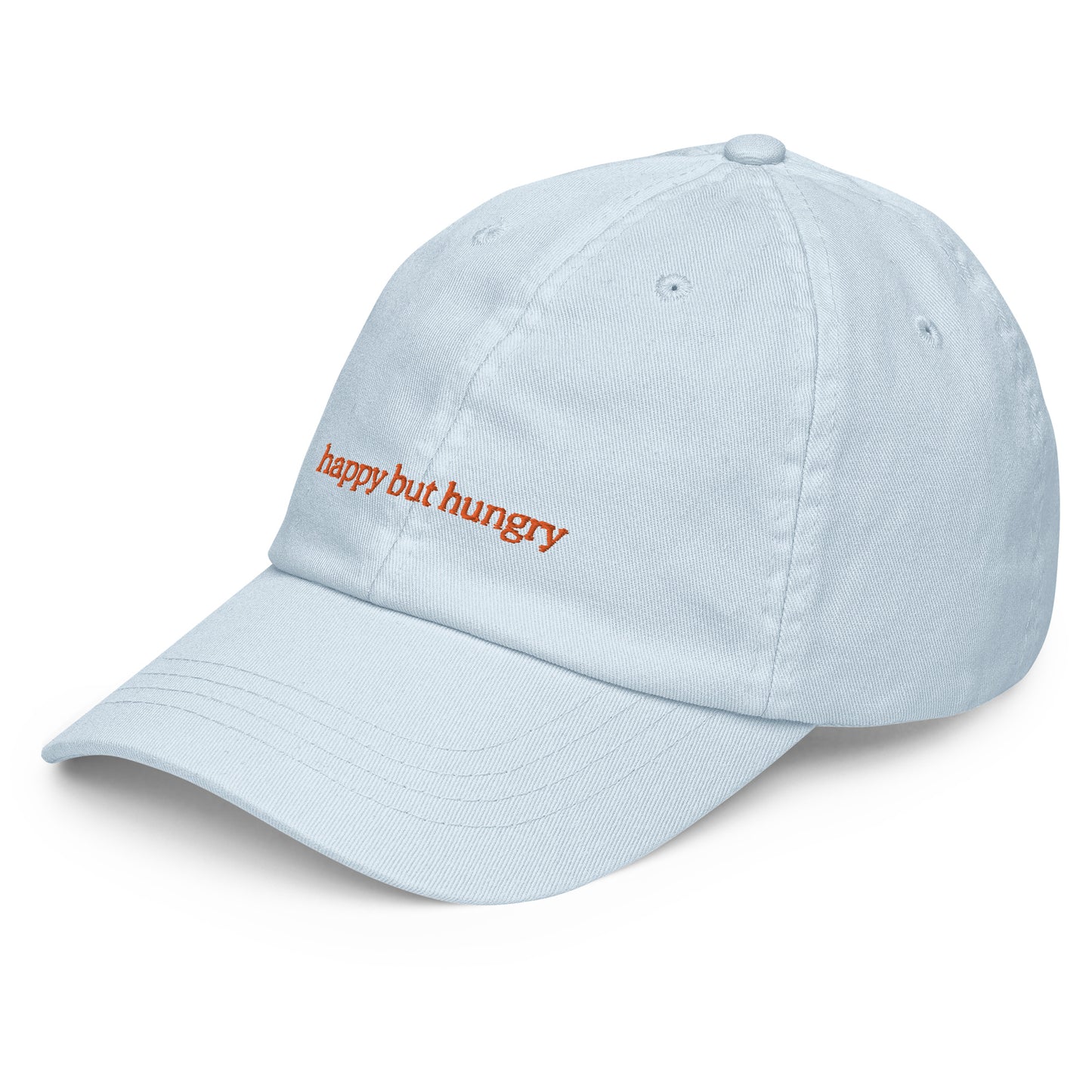 Happy but hungry - Light blue